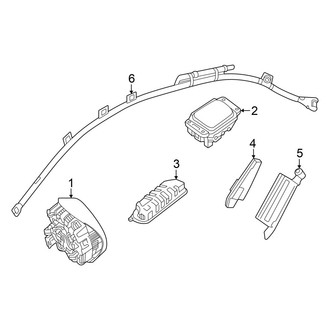 Mercedes-Benz OE - Restraint Systems - Air Bag Components (Air Bags), (2.0L)