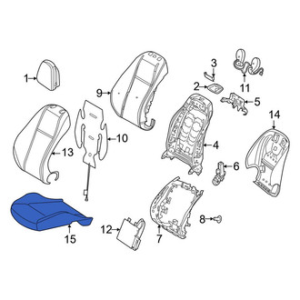 Mercedes-Benz OE - Front Right Seat Cushion Foam