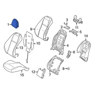Mercedes-Benz OE - Front Left Headrest