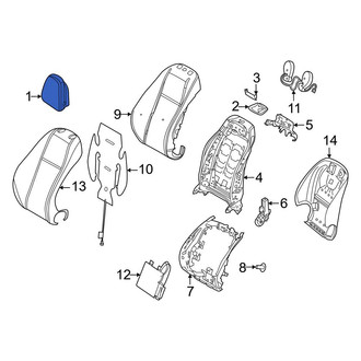 Mercedes-Benz OE - Front Left Headrest