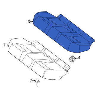 Mercedes-Benz OE - Rear Seat Cover