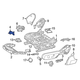 Mercedes-Benz OE - Front Seat Motor