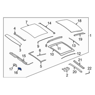 Mercedes-Benz OE - Sunroof Motor