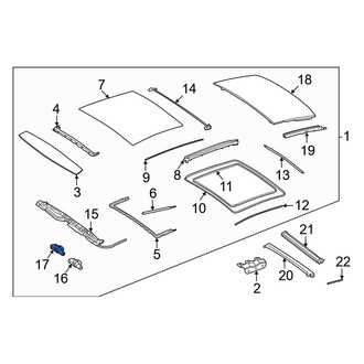 Mercedes-Benz OE - Sunroof Motor