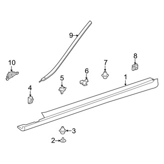 Mercedes-Benz OE - Pillars, Rocker & Floor - Exterior Trim (With AMG Line)