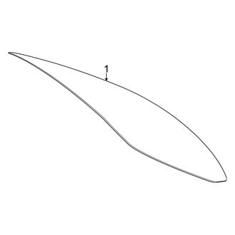 Mercedes-Benz OE - Back Glass - Glass (Sedan 2.0L)