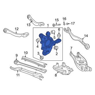 Mercedes-Benz OE - Rear Right Suspension Knuckle