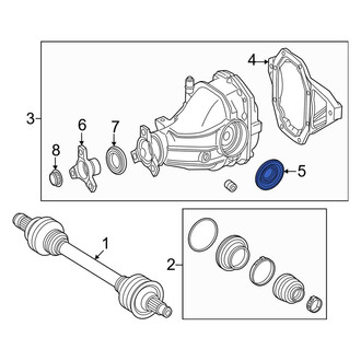 Mercedes-Benz OE - Rear Drive Axle Shaft Seal