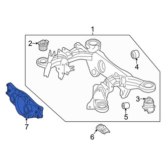 Mercedes-Benz OE - Suspension Subframe Reinforcement Bracket
