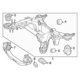 Mercedes-Benz OE - Rear Suspension - Suspension Mounting