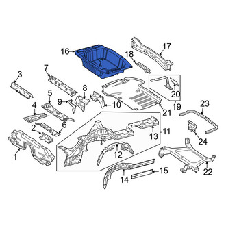 Mercedes-Benz OE - Rear Spare Tire Compartment