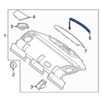 Mercedes-Benz OE - Rear Center High Mount Stop Light