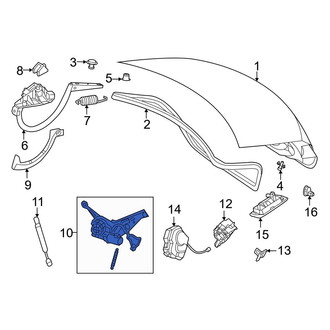 Mercedes-Benz OE - Rear Deck Lid Release Solenoid