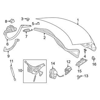 Mercedes-Benz OE - Trunk Lid - Lid & Components (Sedan)