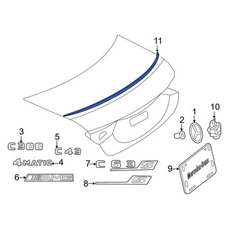 Mercedes-Benz OE - Rear Spoiler