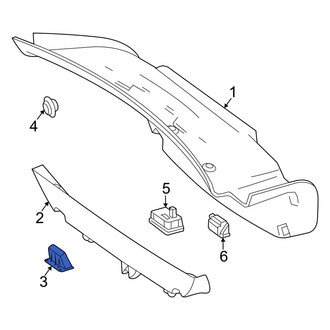 Mercedes-Benz OE - Rear Deck Lid Handle
