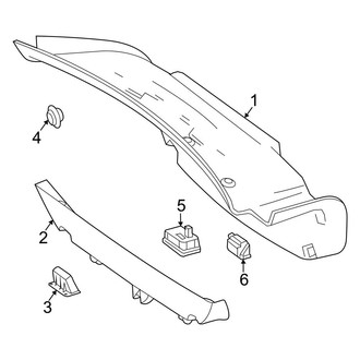 Mercedes-Benz OE - Trunk Lid - Interior Trim