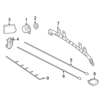 Mercedes-Benz OE - Rear Bumper - Electrical Components