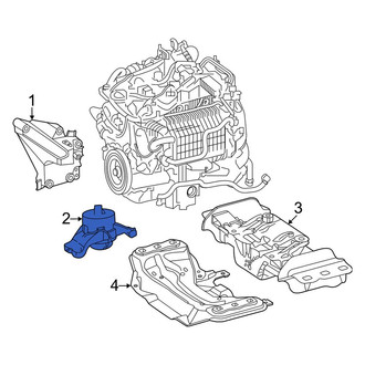 Mercedes-Benz OE - Left Engine Mount