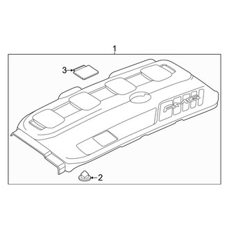 Mercedes-Benz OE - Engine Appearance Cover