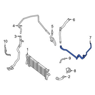 Mercedes-Benz OE - Drive Motor Battery Pack Coolant Hose