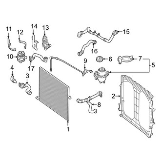 Mercedes-Benz OE - Cooling - Intercooler (Radiator Mounted)
