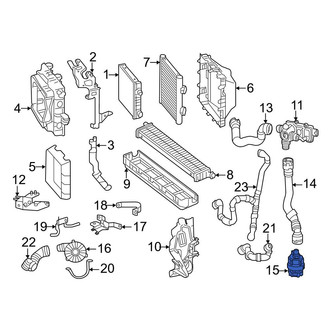 Mercedes-Benz OE - Engine Auxiliary Water Pump