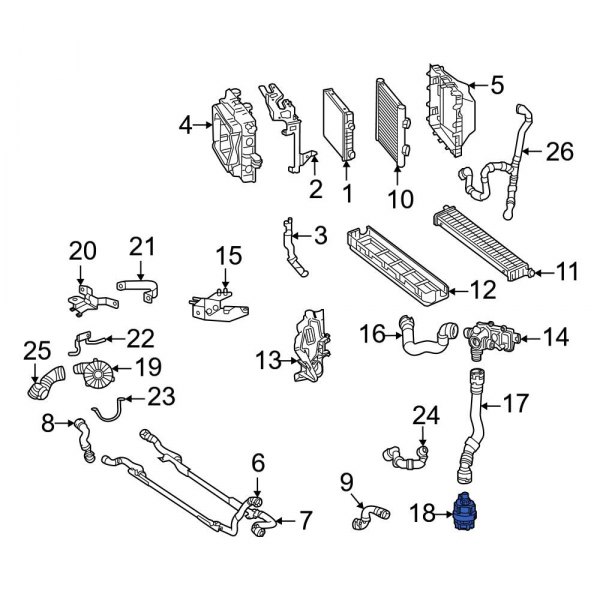 Engine Auxiliary Water Pump