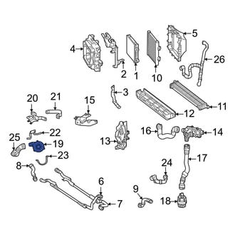 Mercedes-Benz OE - Engine Auxiliary Water Pump