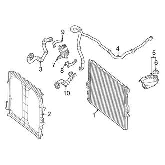 Mercedes-Benz OE - Cooling - Intercooler (Radiator Mounted), (Base)