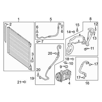 Mercedes-Benz OE - Air Conditioner & Heater - Condenser, Compressor & Lines