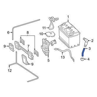 Mercedes-Benz OE - Battery Vent Tube