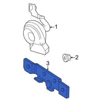 Mercedes-Benz OE - Front Center Bumper Impact Bar Bracket