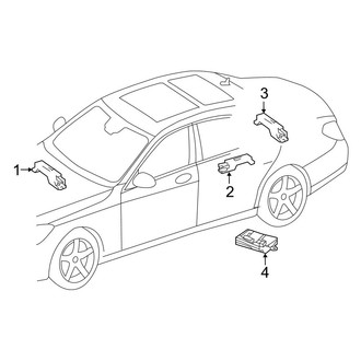 Mercedes-Benz OE - Electrical - Keyless Entry Components (4 Doors)