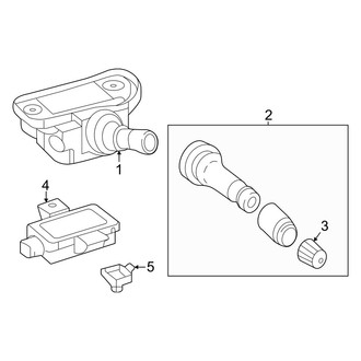 Mercedes-Benz OE - Electrical - Tire Pressure Monitor Components (4 Doors)