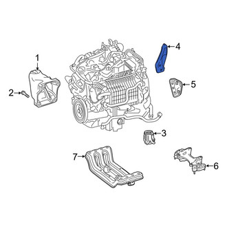 Mercedes-Benz OE - Right Automatic Transmission Mount Bracket