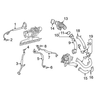 Mercedes-Benz OE - Engine - Turbocharger & Components (Pipes & Tubes)