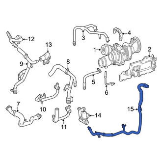 Mercedes-Benz OE - Turbocharger Coolant Line