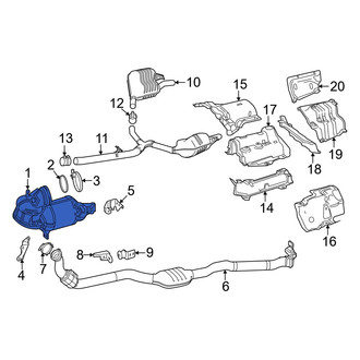 Mercedes-Benz OE - Catalytic Converter