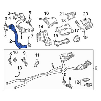 Mercedes-Benz OE - Left Catalytic Converter
