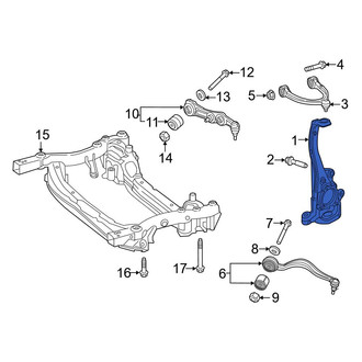 Mercedes-Benz OE - Front Left Steering Knuckle