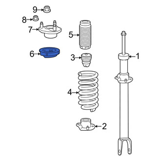 Mercedes-Benz OE - Front Upper Coil Spring Insulator