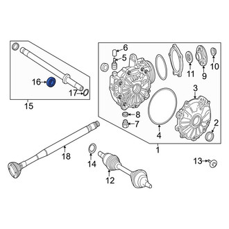 Mercedes-Benz OE - CV Axle Shaft Carrier Bearing