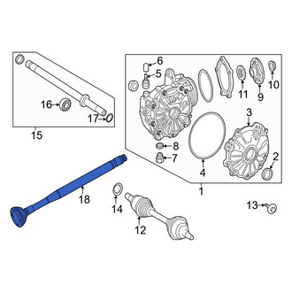 Mercedes-Benz OE - Front Drive Shaft