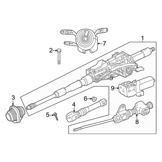 Mercedes-Benz OE - Steering Column Assembly (4 Doors)