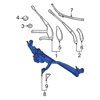 Mercedes-Benz OE - Wiper Motor