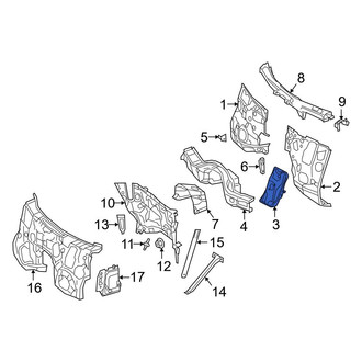 Mercedes-Benz OE - Dashboard Panel Bracket