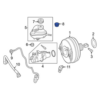 Mercedes-Benz OE - Brake Master Cylinder Reservoir Strainer