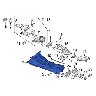 Mercedes-Benz OE - Front Center Center Console
