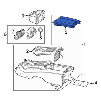 Mercedes-Benz OE - Console Lid